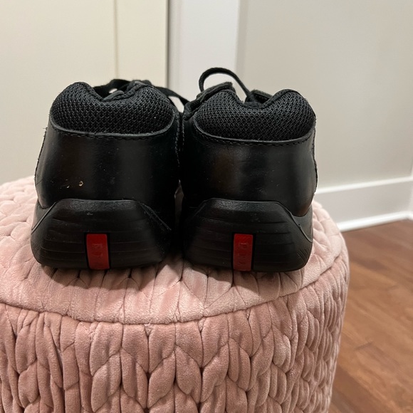 Mens blk Pradas size 8 1/2 - Picture 2 of 4